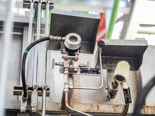 Pressure transmitter was installed in power plant.