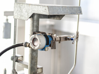 Pressure transmitter was installed in power plant.