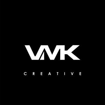VMK Letter Initial Logo Design Template Vector Illustration