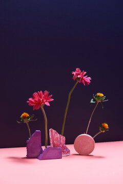 beautyful ikebana bouguet nature flower