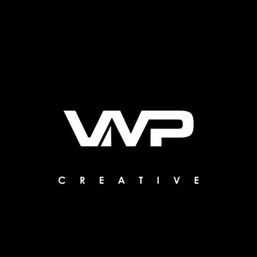 VMP Letter Initial Logo Design Template Vector Illustration