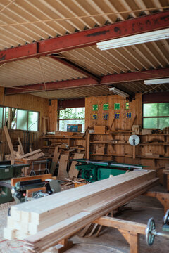 The Work Space of Japanese Wood Workers
