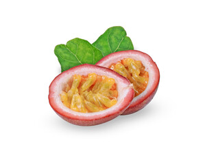  Passion fruit isolated on a white background