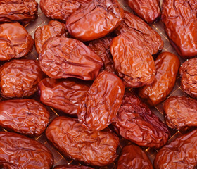 Chinese jujube isolated on a background.