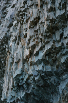Uneven stone surface in nature