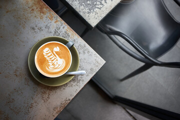 swan latte art