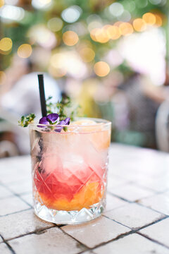 Spring cocktail