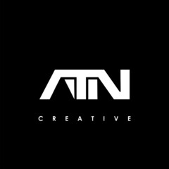 ATN Letter Initial Logo Design Template Vector Illustration