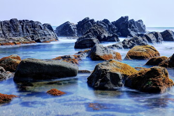 平磯海岸の白亜紀層