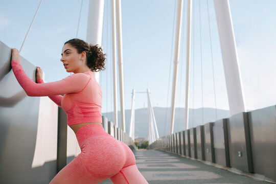 Woman Exercising Outside