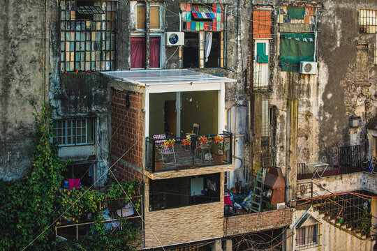 Random balcony in old building