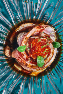Asian food modern Japanese tuna tataki Sri Lanka, ponzu, nigiri, tobiko, Borago