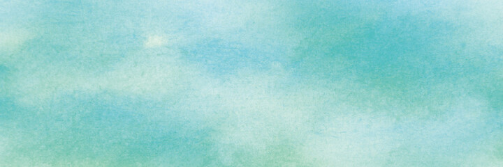 Background graphics,. Water color pattern. Blue and green.