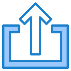 arrows blue style icon