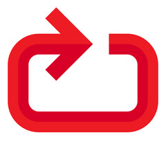 arrow flat style icon