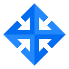 Obraz premium arrows flat style icon