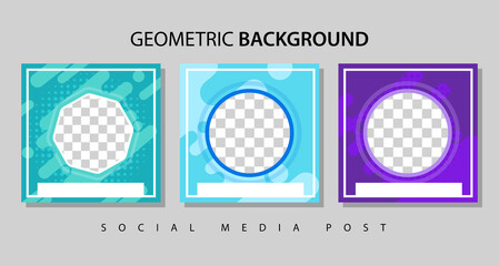 illustration of an blue background template 