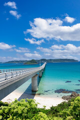 Fototapeta premium 北長門海岸国定公園角島大橋 山口県下関市