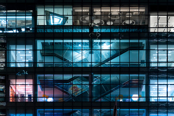 Modern Shopping Mall  at night