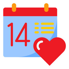 calendar flat style icon