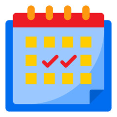 calendar flat style icon