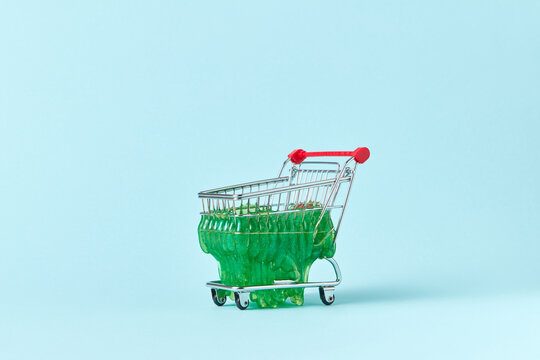 Slime in shopping cart