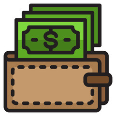 currency color line style icon