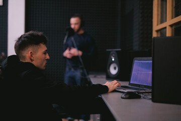 Underground music studio 