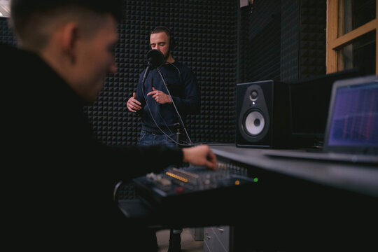 Process of recording soundtracks 