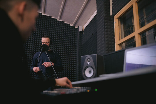 Underground music studio 