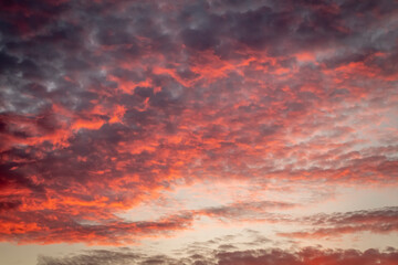 Obraz premium Picturesque beautiful sky as an abstraction and background.