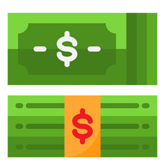 currency flat style icon