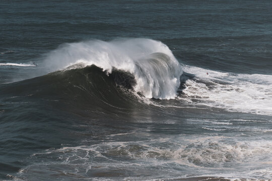 Nazare Tow In Big Wave Surfing