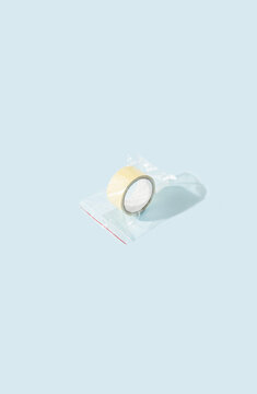 Adhesive Tape Packed In Plastic Bag.