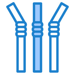 tube blue style icon