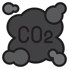 co2 color line style icon
