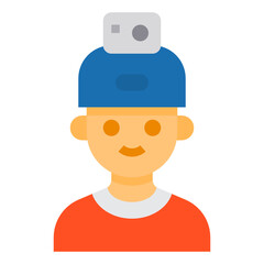 Action Camera flat icon