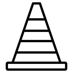 Traffic Cone line icon