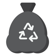 recycle flat style icon