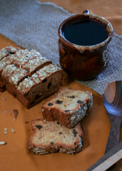 bread and coffee