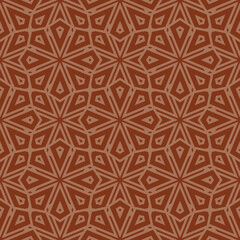 Fototapeta premium Pattern abstract seamless ethnic vector illustration style design for fabric curtain background carpet wallpaper clothing wrapping Batik fabric tile ceramic