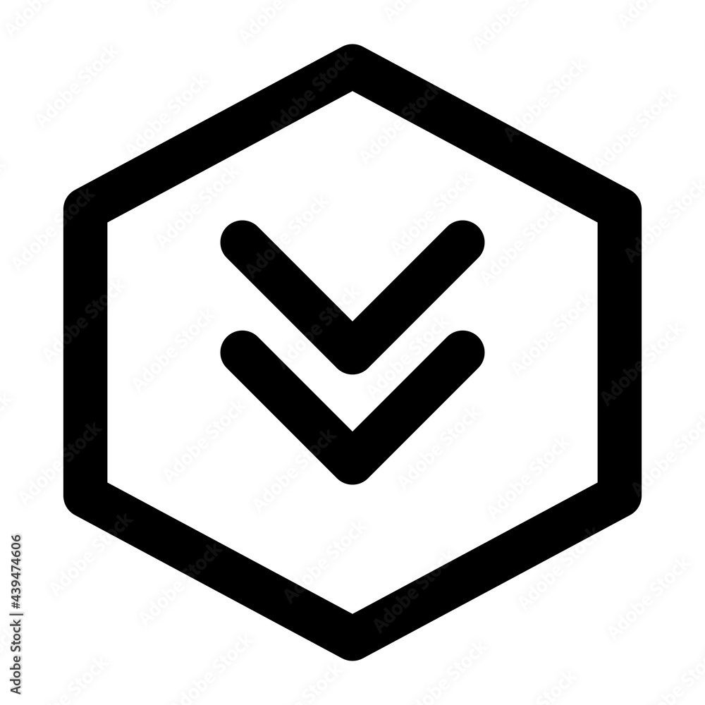 Aufkleber download icon suitable for website user interface, mobile user interface, applications, advertisemen