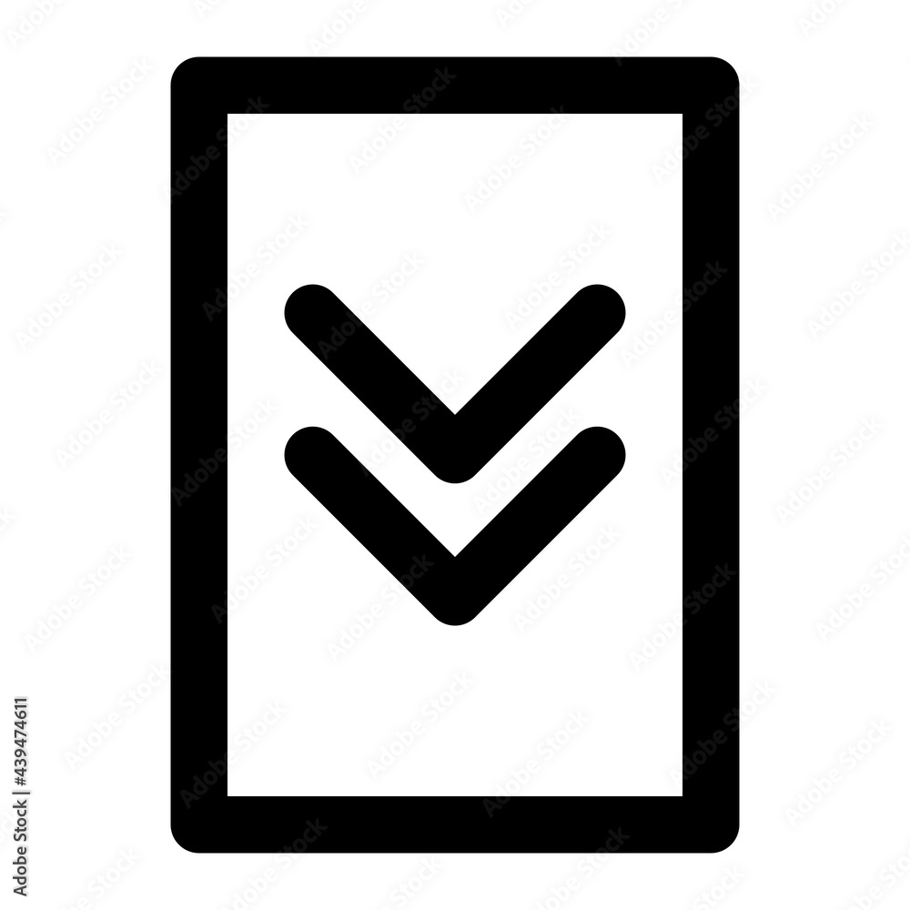 Aufkleber download icon suitable for website user interface, mobile user interface, applications, advertisemen
