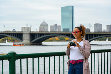 LongFellow Bridge view in Boston 