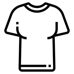 Tshirt line icon