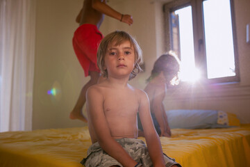 Portrait of a 5 year old boy