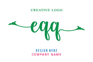EQQ lettering logo is simple, easy to understand and authoritative
