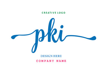PKI lettering logo is simple, easy to understand and authoritative