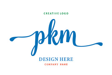 PKM lettering logo is simple, easy to understand and authoritative