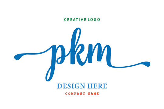 PKM lettering logo is simple, easy to understand and authoritative